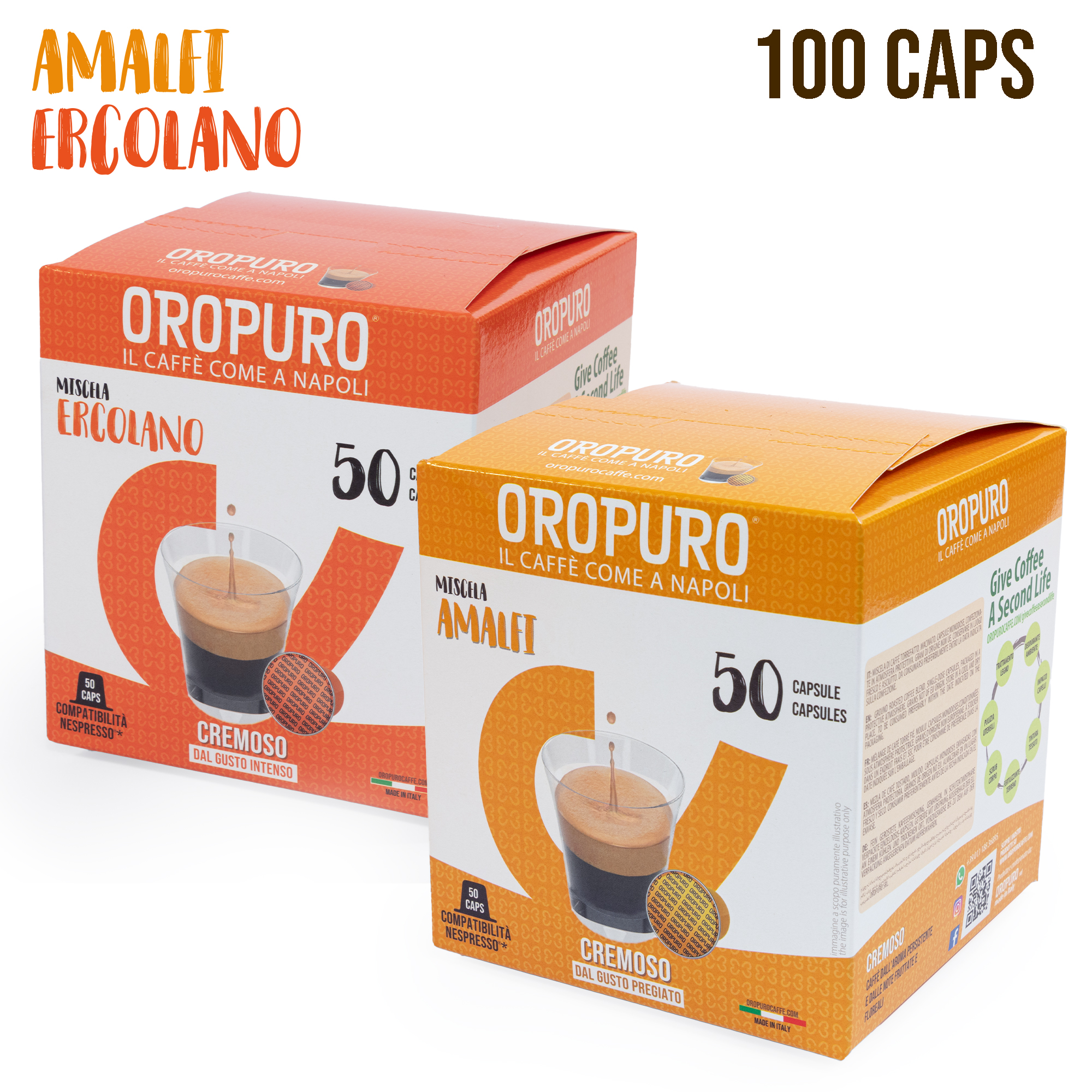 Nocciolino 25 Capsule Compatibili Nespresso® – Oropuro